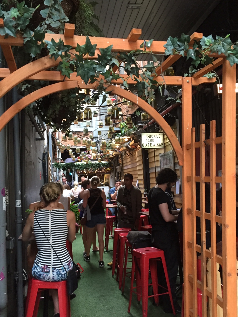 One of the many hidden cafes we ate/drank at in Melbourne.